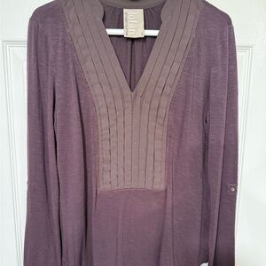 Anthropologie Dolan Deep Purple Top size small